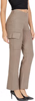 Beige Viscose Cargo Pants 3