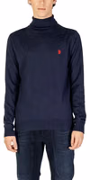 Blue Cotton Turtleneck 1