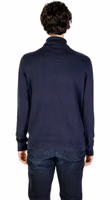 Blue Cotton Turtleneck 2