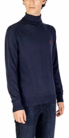 Blue Cotton Turtleneck 4