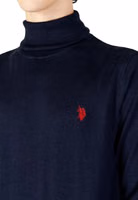 Blue Cotton Turtleneck 5