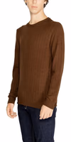Brown Viscose Sweatshirt 3