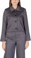Gray Polyester Blazer 1