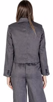 Gray Polyester Blazer 2