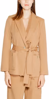 Beige Polyester Blazer 1