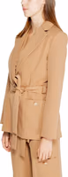 Beige Polyester Blazer 2