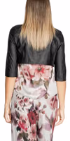 Black Polyethylene Cardigan 3