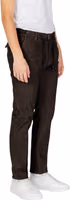 Brown Cotton Casual Pants 4