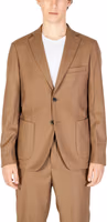 Beige Polyester Blazer 1