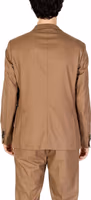 Beige Polyester Blazer 2