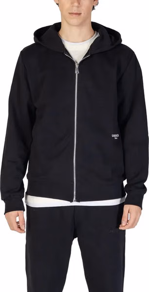 Black Cotton Hoodie