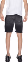 Black Cotton Bermuda Shorts 5