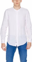 Multicolor Linen Dress Shirt 1