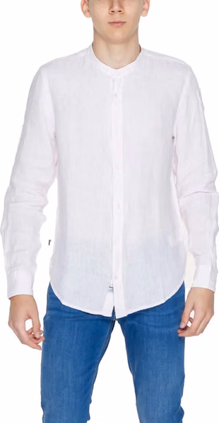 Multicolor Linen Dress Shirt