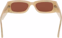 Beige Plastic Sunglasses 3