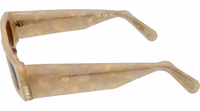 Beige Plastic Sunglasses 4