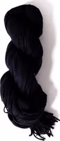 Black Polyester Scarf 1