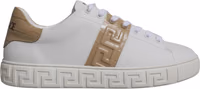 White Brown Greca Print TPU Low Top Men Sneakers Shoes 5