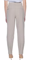 Beige Polyamide Cropped Pants 2