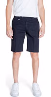 Black Cotton Bermuda Shorts 1