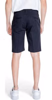 Black Cotton Bermuda Shorts 2