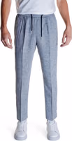 Black Linen Casual Pants 1