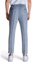 Black Linen Casual Pants 2