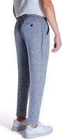 Black Linen Casual Pants 5