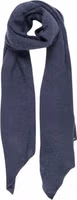 Blue Recycled Polyester Scarf 1