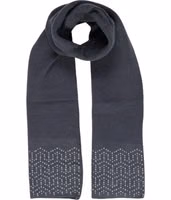 Gray Polyester Scarf 3