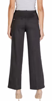 Black Polyester Casual Pants 2