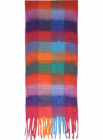 Orange Recycled Polyester Scarf 1