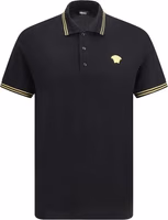 Black Cotton Polo Shirt 1