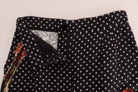 Black Polka Dot Sicily Crystal Pants 4