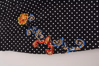 Black Polka Dot Sicily Crystal Pants 5