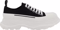 Black Cotton Chunky Sneakers 1