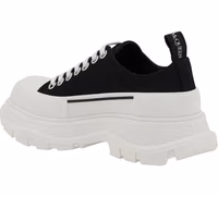 Black Cotton Chunky Sneakers 3