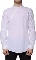 White Cotton Slim Fit MARTINI Dress Shirt 1
