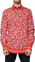 Pink Cherry Cotton Formal MARTINI Dress Shirt 1