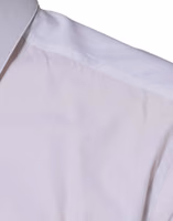 White Cotton Logo Formal Men GOLD Dress Shirt 5