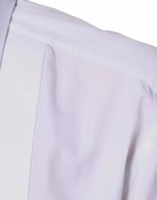 White Bib Cotton Poplin GOLD Formal Shirt 5