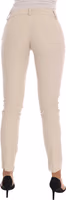 Beige Slim Jeans Corduroy Skinny Pants 3
