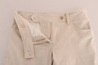 Beige Slim Jeans Corduroy Skinny Pants 4