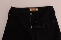 Black Cotton Denim Stretch Regular Fit Jeans 4