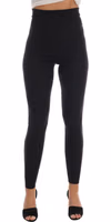 Gray Cashmere Ribbed Stretch Tights 1