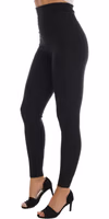 Gray Cashmere Ribbed Stretch Tights 2