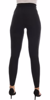 Gray Cashmere Ribbed Stretch Tights 3