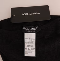Gray Cashmere Ribbed Stretch Tights 4