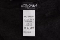 Gray Cashmere Ribbed Stretch Tights 5