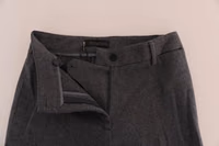 Gray Wool Stretch Slim Pants 4
